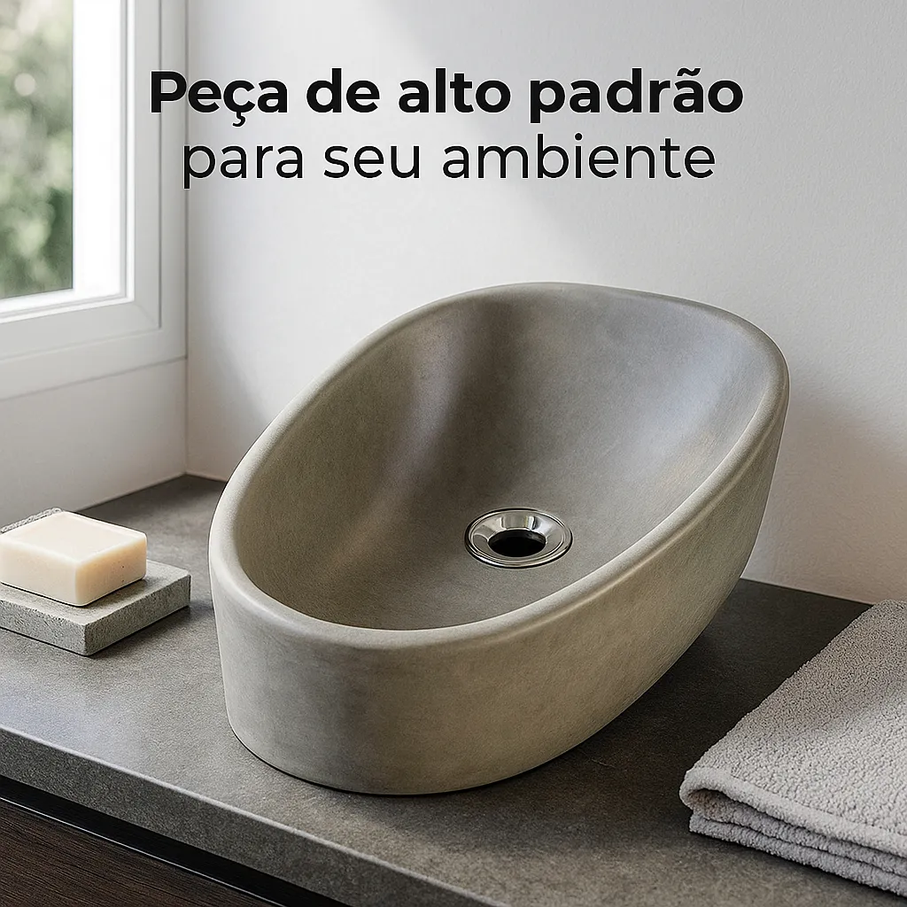 Cuba De Cimento Sobrepor – Modelo Gota.